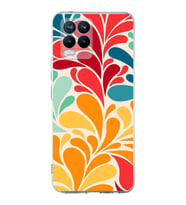 PrintiFy Realme 8 Pro  ile Uyumlu 1mm Slim Fit Retro Renkler 5 Baskılı Şeffaf  Kılıf