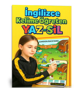 İngilizce Kelime Öğreten YAZ-SİL Seti (20 Günde 400 Kelime Öğren)