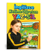 İngilizce Kelime Öğreten YAZ-SİL Seti (20 Günde 400 Kelime Öğren)