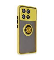 Po X6 Pro Kılıf Montreal Yüzüklü  Kapak - Sarı