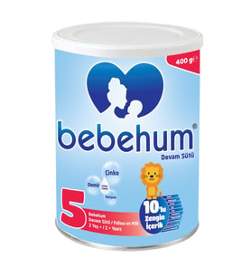 Bebehum 5 Numara Teneke Devam Sütü 2 Yaş+ 400 gr