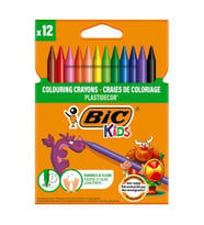 BİC PLASTIDECOR SİLİNEBİLİR PASTEL BOYA 12'Lİ - 9457645
