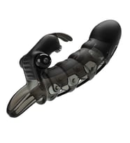 OdinsShop 4 cm Dolgu Uzatmalı 10 Titreşimli Penis Kılıfı Prezervatif Vibratör