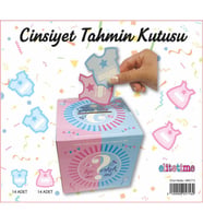 CİNSİYET TAHMİN KUTUSU İSİM TAVSİYE SETİ PK:1 KL:50-