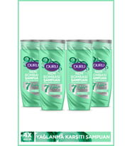 Duru Yağlanma Eğilimli Saçlar İçin Arındırıcı ve Hacim Verici Şampuan 4x400 Ml