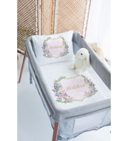 %100 Delux Pamuk Isme Özel 70x120 Park Yatak Nevresim Takımı