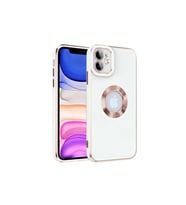 Apple iPhone 12 Uyumlu Kılıf Zore Kongo Kapak (Beyaz)