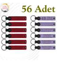 Kırmızı & Mor Menekşe, 56’lı Set, Kişisel Yazılı Hediyelik, Sanat Festivali Katılımcılarına Hatıra