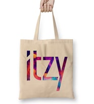 itzy Font Collage 01 Bez Çanta Uzun Saplı