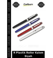 Özel Üretim Promosyon Logo Baskılı Kaliteli Ofis Kırtasiye Kurumsal R Plastik Roller Kalem Siyah