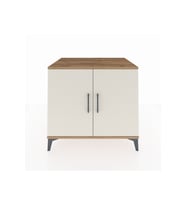 Kronos Şifonyer Tek Raflı 2 Kapaklı 88x59x80 Çam-Aytaşı