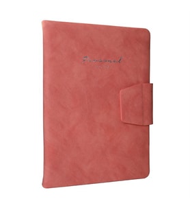 Victoria's Journals Sert Kapak Mıknatıslı 14x20 Çizgili Cep Defteri Somon 124-1122