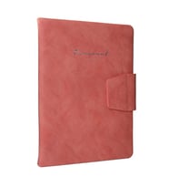 Victoria's Journals Sert Kapak Mıknatıslı 14x20 Çizgili Cep Defteri Somon 124-1122