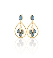Kadir Jewellery 22 Ayar Altın Kaplama Kadın Sallantılı Küpe -El İşçiliği Ve Hipoalerjenik Küpe