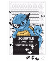 Squirtle Bad Boy Pokemon Puzzle 240 Parça Yapboz