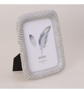 15x20 Chain Çerçeve Gümüş