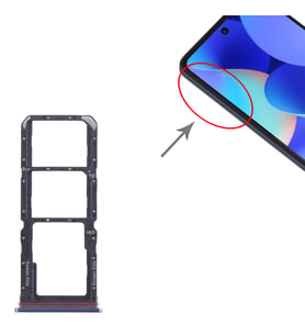 Tecno Spark 10 Pro Uyumlu Sim Tepsisi Yuvası (Mavi)