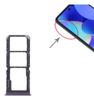 Tecno Spark 10 Pro Uyumlu Sim Tepsisi Yuvası (Mavi)