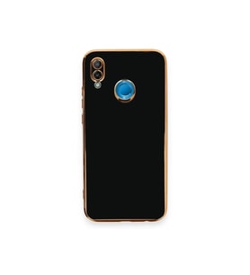 Huawei P20 Lite Uyumlu Kılıf Volet Silikon - Siyah