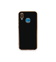 Huawei P20 Lite Uyumlu Kılıf Volet Silikon - Siyah