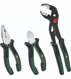 Bosch Home And Garden Pense Seti 3 Parça Premium (Pense, Yan Keski, Boru Anahtarı) (Standart)