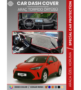 Toyota CHR (2024+) Torpido Örtüsü Ön Göğüs Halısı Torpido Koruma Tam Uyum Çatlamayı Önler Kaymaz