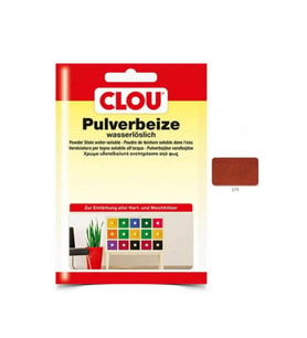 Suda Çözülen Oksit Toz Ahşap BoyasıCLOU Oksit Toz Boya Nr:175 Koyu Kiraz 12gr