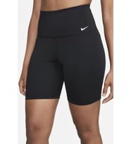 Nike Dri-FIT One Tight Shorts Yüksek Belli 2 Cepli 18 cm Siyah Kadın Tayt Şort