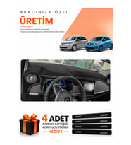 RENAULT ZOE (2012-2024) Uyumlu Torpido Koruma Örtüsü Oto Kılıfı - Siyah