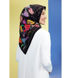ARMİNE İPEK EŞARP 8549D (TWİLL)-09