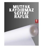 Mey İthalat® Kesilebilir şeffaf raflık çekmece kaplaması mutfak için