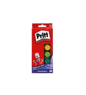 Pritt Sulu Boya Küçük Boy 12 Renk Sulu Boya Küçük Boy