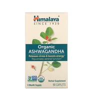 Himalaya Organic Ashwaganda  90 TABLET. Made ın Usa 4157 (Renksiz)