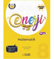 Palme Yayıncılık 8. Sınıf Matematik Enerji Soru Kitabı Yeni