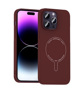 iPhone 14 Pro Max Kılıf M-Safe Şarj Özellikli Kamera Korumalı Elio Sert PC Kılıf