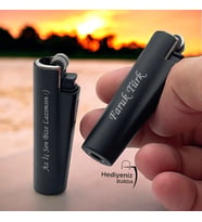 Çift Yön Baskı Avantajıyla Kişiye Özel Lüks Clipper Metal Çakmak