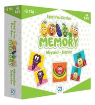 Games Memory Eşleştirme Kartları Meyve Sebzeler 48 Kart 5040