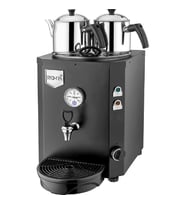 Remta Jumbo Siyah Çay Makinesi 13 litre-2 demlik dahil