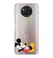 Xiaomi  Poco X3 Pro  Kamera Korumalı Kapak Mickey Mouse Tasarımlı Şeffaf  Kılıf