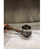 Pirinç Kakma İşlemeli Osmalı Cezvesi 5” İnc