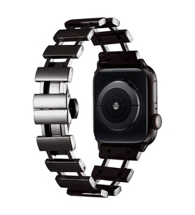 Apple Watch 40mm Kordon Merdiven Dizayn Metal Kordon 96 (Gümüş)