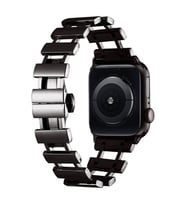 Apple Watch 40mm Kordon Merdiven Dizayn Metal Kordon 96 (Gümüş)