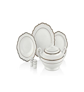 Korkmaz A8240 Eliza Collection 60 Parça Yuvarlak Yemek Takımı 
