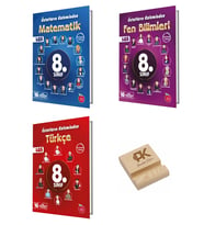 Newton LGS 8. Sınıf Üstatların Kaleminden Matematik Fen ve Türkçe 16lı Branş Deneme Seti