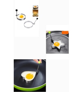 Farklı Şekilde Çelik Omlet Yumurta Ve Krep Kalıpları
