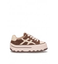 Guja 26BLG366 Kadın Hakiki Deri Klasik Sneaker Camel