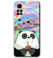 Redmi Note 12 Pro 4G Kılıf HD Desen Baskılı Kılıf - Milkshake Panda