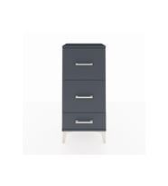 Arges Komodin 3 Çekmeceli 44x30x96 Antrasit-Antrasit