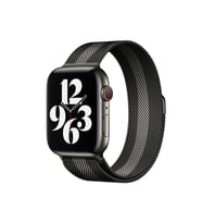 Mey İthalat® Watch 38Mm Metal Mıknatıslı Kordon - Siyah-Beyaz