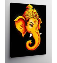 Kanvas Tablo Lord Ganesha Çizimi